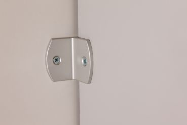 Schamwand / Urinaltrennwand aus HPL in weiß